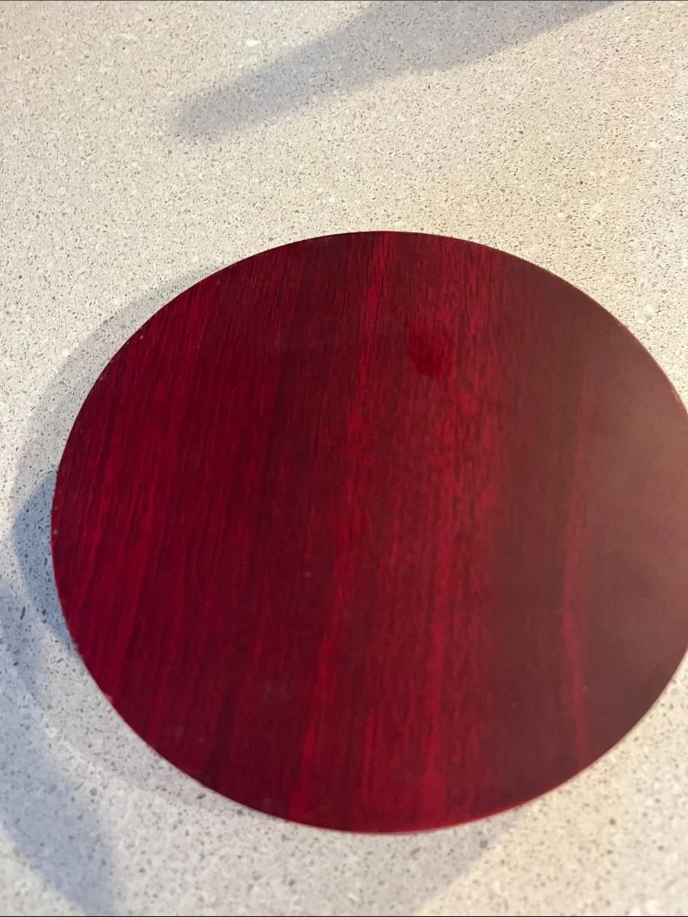 Wooden Handle Wine Accessory Set - Red